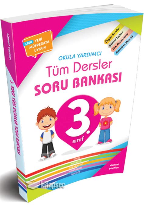 3 sinif tüm dersler soru bankasi